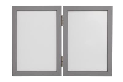 Opakowanie Odcisk bobasa ramka podwójna z glinką szary