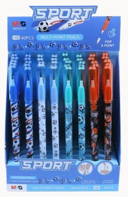 Ołówek automatyczny Sport (40szt) M&G. Wydawca: M&G Writing Company. SmakLiter.pl Opakowanie Ołówek automatyczny Sport (40szt) M&G