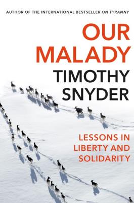 Our Malady. Autor: Timothy Snyder. SmakLiter.pl Okładka książki Our Malady