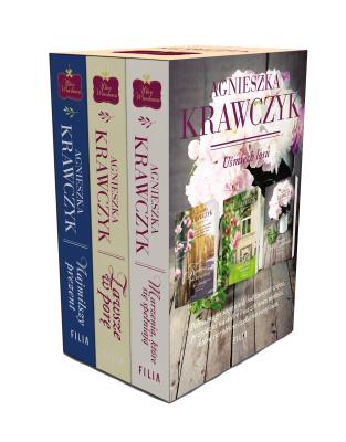 Pakiet Najmilszy prezent / Zawsze w porę / Marzenia, które się spełniają. Autor: Krawczyk Agnieszka. SmakLiter.pl Okładka książki Pakiet Najmilszy prezent / Zawsze w porę / Marzenia, które się spełniają