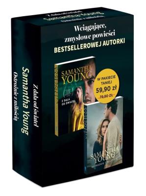 Pakiet: Z dala od świateł/Ostrożnie z miłością. Autor: Samantha Young. SmakLiter.pl Okładka książki Pakiet: Z dala od świateł/Ostrożnie z miłością
