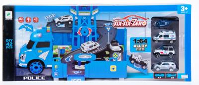 Opakowanie Parking z autami Policja