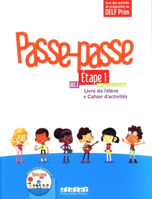 Okładka książki Passe-Passe Etape 1 Livre de l'eleve + Cahierd'activites + CD