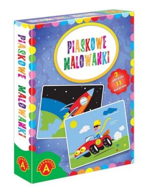 Opakowanie Piaskowe malowanki - Auto i Rakieta ALEX