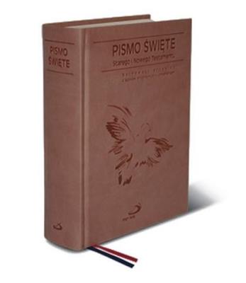 Okładka książki Pismo Święte ST i NT kolor brązowy