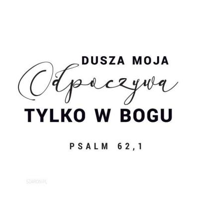 Opakowanie Podstawka korkowa - Dusza moja odpoczywa