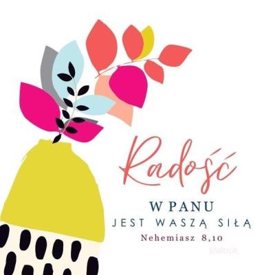 Opakowanie Podstawka korkowa - Radość w Panu