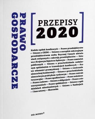 Prawo Gospodarcze Przepisy 2020. Autor: Agnieszka Kaszok. SmakLiter.pl Okładka książki Prawo Gospodarcze Przepisy 2020