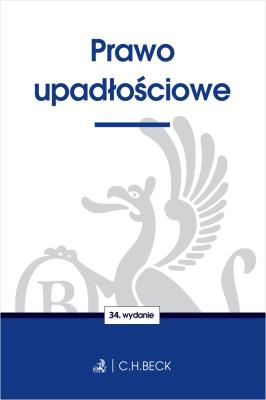 Prawo upadłościowe w34. Autor: Irena Brignull. SmakLiter.pl Okładka książki Prawo upadłościowe w34