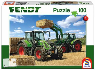 Opakowanie Puzzle 100 Fendt Traktory: 724 Vario 716 Vario G3