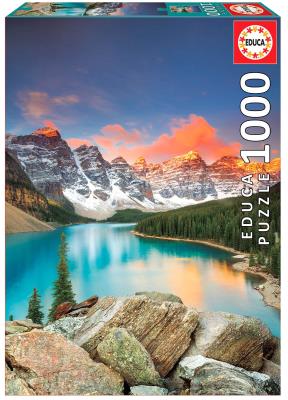 Puzzle 1000 Jezioro Moraine/Kanada G3. Wydawca: Educa. SmakLiter.pl Opakowanie Puzzle 1000 Jezioro Moraine/Kanada G3