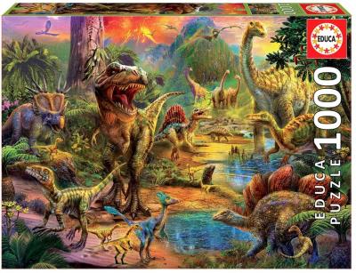 Puzzle 1000 Kraina dinozaurów G3. Wydawca: Educa. SmakLiter.pl Opakowanie Puzzle 1000 Kraina dinozaurów G3