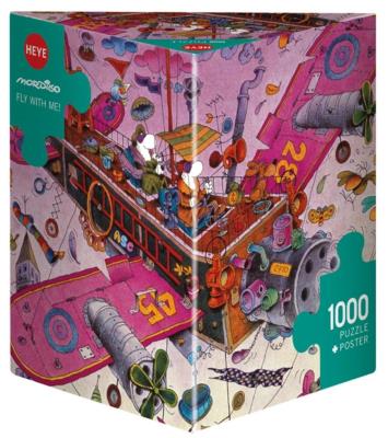 Opakowanie Puzzle 1000 Leć ze mną ( Puzzle+plakat), Mordillo