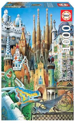 Puzzle 1000 Projekty Gaudiego (miniatura) G3. Wydawca: Educa. SmakLiter.pl Opakowanie Puzzle 1000 Projekty Gaudiego (miniatura) G3