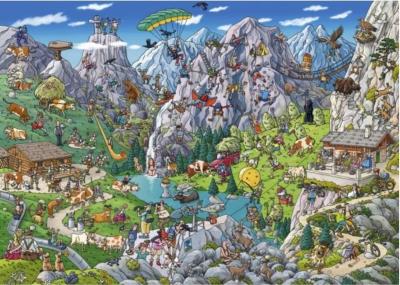 Opakowanie Puzzle 1000 Szalona wyprawa w góry