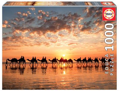 Puzzle 1000 Zachód słońca na Cable Beach G3. Wydawca: Educa. SmakLiter.pl Opakowanie Puzzle 1000 Zachód słońca na Cable Beach G3