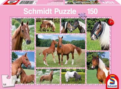 Puzzle 150 Konie G3. Wydawca: G3. SmakLiter.pl Opakowanie Puzzle 150 Konie G3