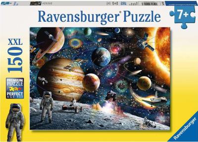 Puzzle 150 Przestrzeń kosmiczna XXL. Wydawca: Ravensburger. SmakLiter.pl Opakowanie Puzzle 150 Przestrzeń kosmiczna XXL