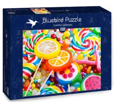 Opakowanie Puzzle 1500 Kolorowe lizaki