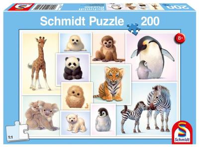 Opakowanie Puzzle 200 Słodkie zwierzaki G3