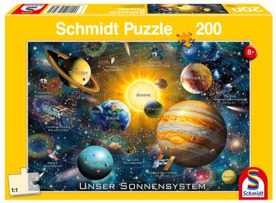 Puzzle 200 Układ słoneczny G3. Wydawca: Schmidt. SmakLiter.pl Opakowanie Puzzle 200 Układ słoneczny G3