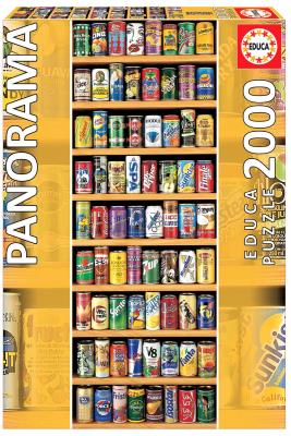 Puzzle 2000 Napoje chłodzące (panorama) G3. Wydawca: Educa. SmakLiter.pl Opakowanie Puzzle 2000 Napoje chłodzące (panorama) G3