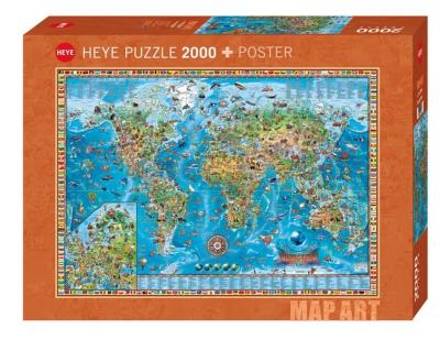 Opakowanie Puzzle 2000 Wspaniały świat (Puzzle+plakat), Rajko