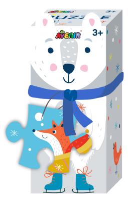 Opakowanie Puzzle 28 - Miś polarny