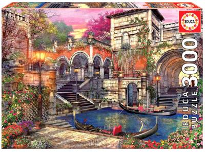 Puzzle 3000 Romans w Wenecji G3. Wydawca: Educa. SmakLiter.pl Opakowanie Puzzle 3000 Romans w Wenecji G3