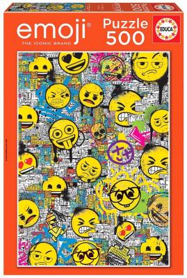 Puzzle 500 Graffiti Emoji G3. Wydawca: Educa. SmakLiter.pl Opakowanie Puzzle 500 Graffiti Emoji G3