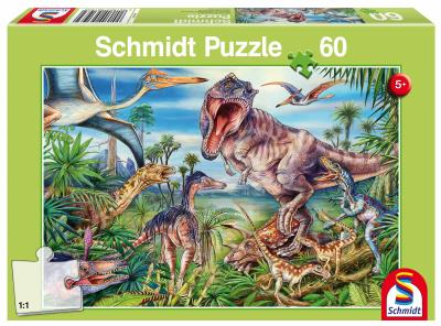 Opakowanie Puzzle 60 Wśród dinozaurów G3