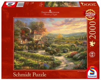 Opakowanie Puzzle PQ 2000 Thomas Kinkade Winnica G3