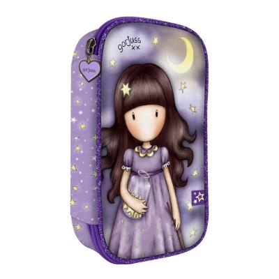 Opakowanie Rozkładany 4 Częściowy Piórnik Z Wyposażeniem