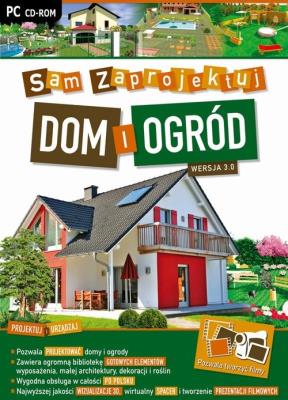 Sam zaprojektuj dom i ogród wersja 3.0. Wydawca: L.K. Avalon. SmakLiter.pl Opakowanie Sam zaprojektuj dom i ogród wersja 3.0