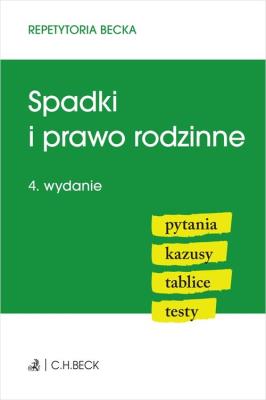 Spadki i prawo rodzinne. Autor: Opracowanie zbiorowe. SmakLiter.pl Okładka książki Spadki i prawo rodzinne