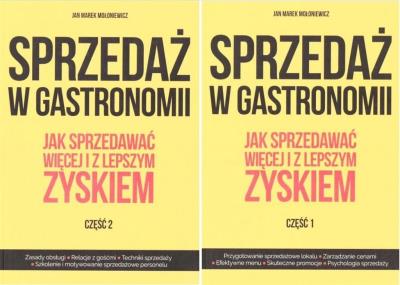Okładka książki Sprzedaż w gastronomii Część 1-2