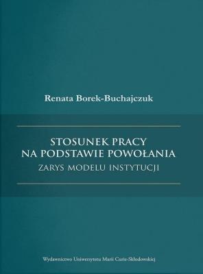 Okładka książki Stosunek pracy na podstawie powołania