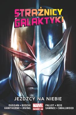 Strażnicy Galaktyki T.2 Jeźdźcy na niebie. Autor: Gerry Duggan. SmakLiter.pl Okładka książki Strażnicy Galaktyki T.2 Jeźdźcy na niebie