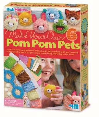 Opakowanie Stwórz własne pompony Zwierzaki 4M