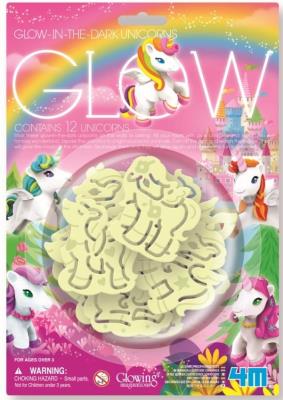 Opakowanie Świecące w ciemności Jednorożce 4M