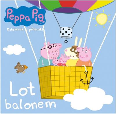 Okładka książki Świnka Peppa nr.65 Lot balonem
