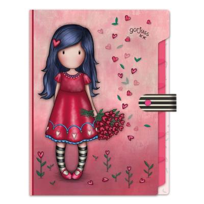 Opakowanie Teczka A4 z Przegródkami - Gorjuss Sparkle & Bloom