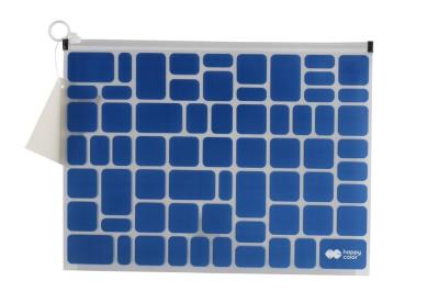 Opakowanie Teczka B5 PP z suwakiem Trend Blue HAPPY COLOR