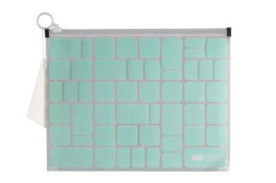 Opakowanie Teczka B5 PP z suwakiem Trend Green HAPPY COLOR