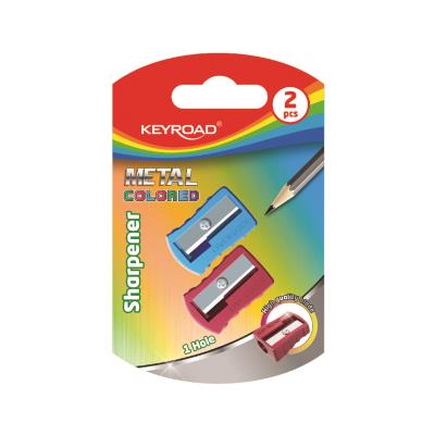 Opakowanie Temperówka Keyroad aluminiowa pojedyncza 2sztuki blister