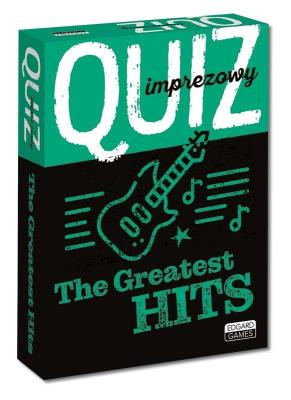 The Greatest Hits. Quiz imprezowy. Autor: Marcin Łukasiewicz. SmakLiter.pl Okładka książki The Greatest Hits. Quiz imprezowy