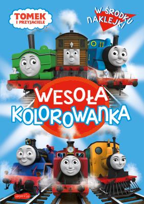 Tomek i przyjaciele. Wesoła kolorowanka. Autor: Opracowanie zbiorowe. SmakLiter.pl Okładka książki Tomek i przyjaciele. Wesoła kolorowanka