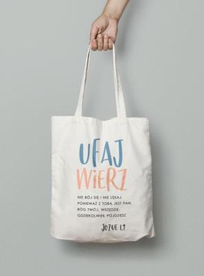 Opakowanie Torba bawełniana eco - Ufaj wierz
