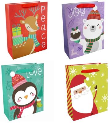 Opakowanie Torba prezentowa 32x26 Święta mix