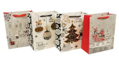 Opakowanie Torebka Świąteczna pionowa duża mix